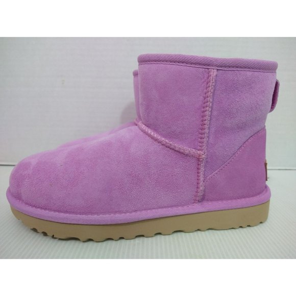 UGG Women Classic Mini II Genuine Shearling Lined Boot Wildflower Size US 7 - Picture 2 of 9